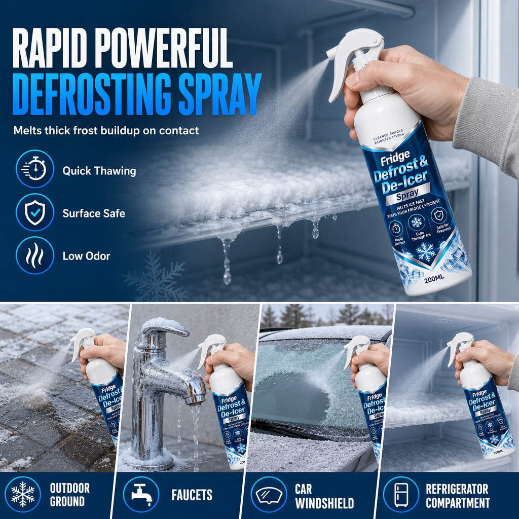 ❄️ Quick Household Defrosting Spray