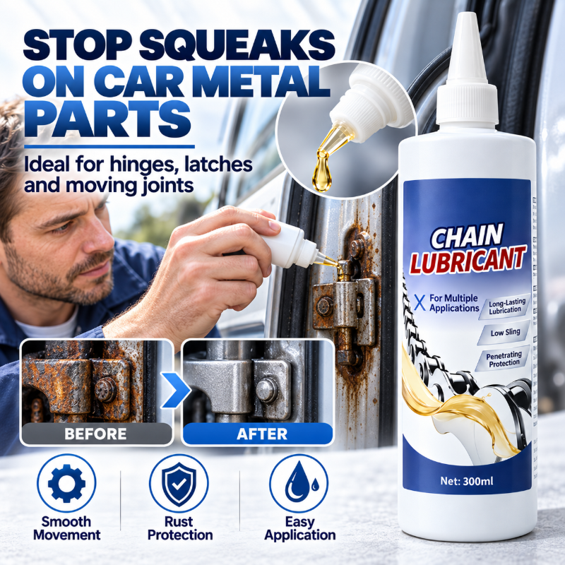 Multi-Purpose Chain Lubricant with Precision Pointed Nozzle