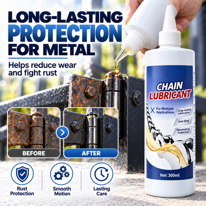 Multi-Purpose Chain Lubricant with Precision Pointed Nozzle