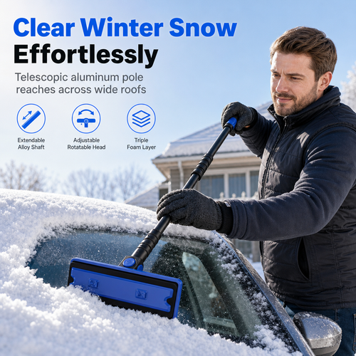 Car Snow Shovel and Windshield Scraper