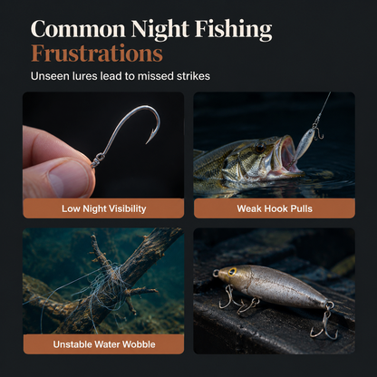 ⏳Time-Limited Special ⏰🌙 Luminous Minnow Hard Bait – 7cm & perfect for night fishing ✨