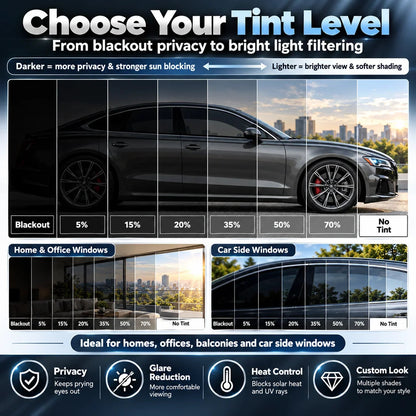🛡️Multi-Purpose Scratch-Resistant Window Tint Film