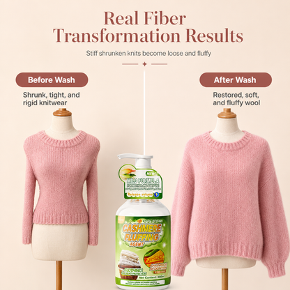 🧶 Wool & Cashmere Sweater Softening and Reshaping Care