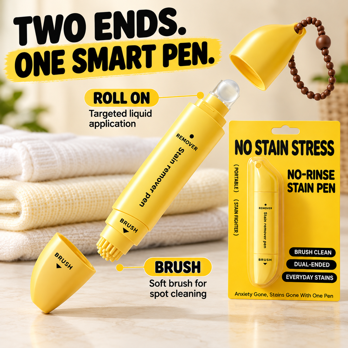 Portable Dual-Head Stain Remover Pen