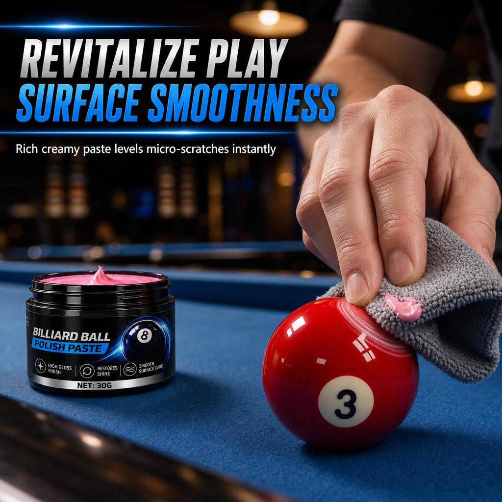 Billiard Ball Polishing Cream for Gloss Restoration