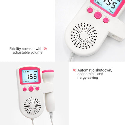 👶Fetal Doppler Baby Heart Monitor – LCD Display Pregnancy Heartbeat Detector