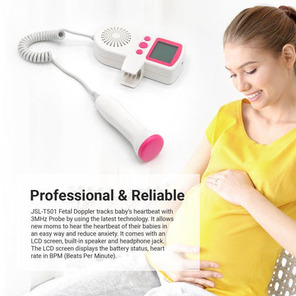 👶Fetal Doppler Baby Heart Monitor – LCD Display Pregnancy Heartbeat Detector