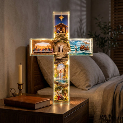🎉Story of Jesus Light-Up Cross