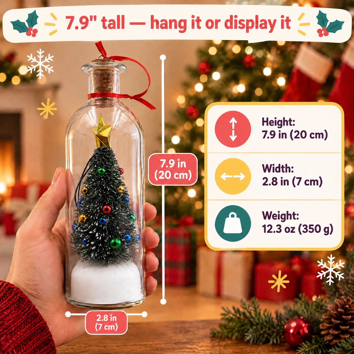 Message in a Bottle Keepsake Ornament — product photo 6 of 8