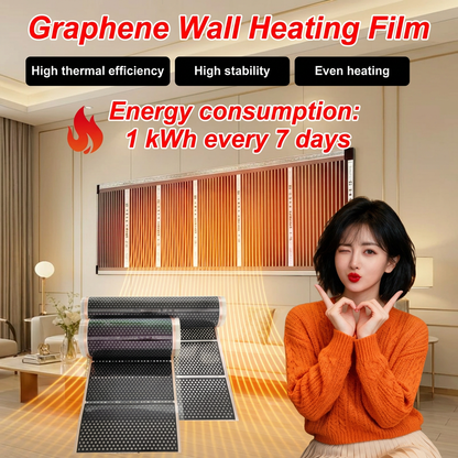 🔥3-Second Rapid Heating Honeycomb Graphene Far-Infrared Ceramic Wall Heater – Low Noise & Energy Efficient Indoor Wall Mount Heater
