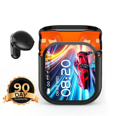 K10-AI-translator earbuds with smart display