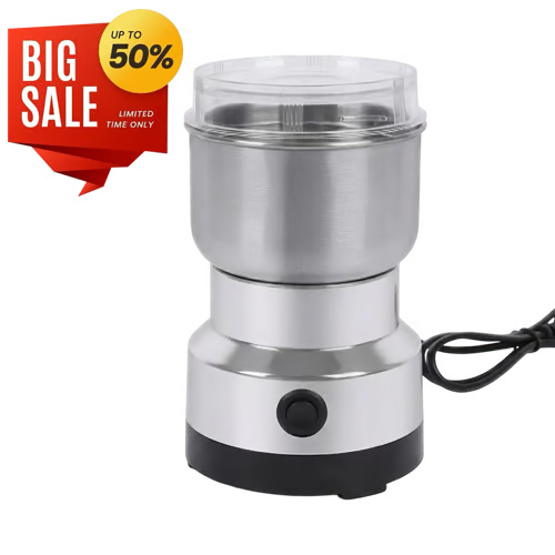 ⚙️ Stainless Steel Grain Grinder – High-Speed Electric Mill, Fine Powder in Seconds