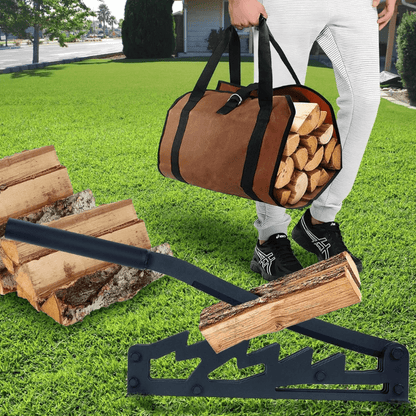 🔥49% OFF German Quality Wall Mounted Kindling Splitter, Safe Manual Firewood Splitting Tool